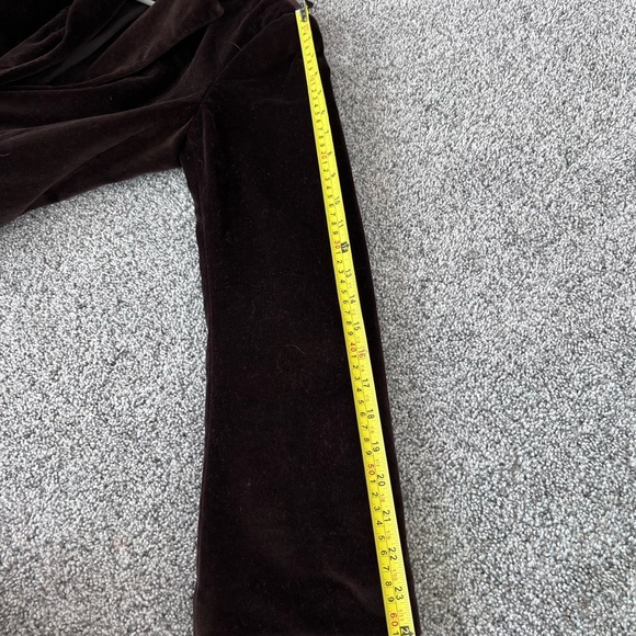 Banana Republic Women’s Chocolate Brown Velvet Single Button Blazer Size 10 - Picture 4 of 7